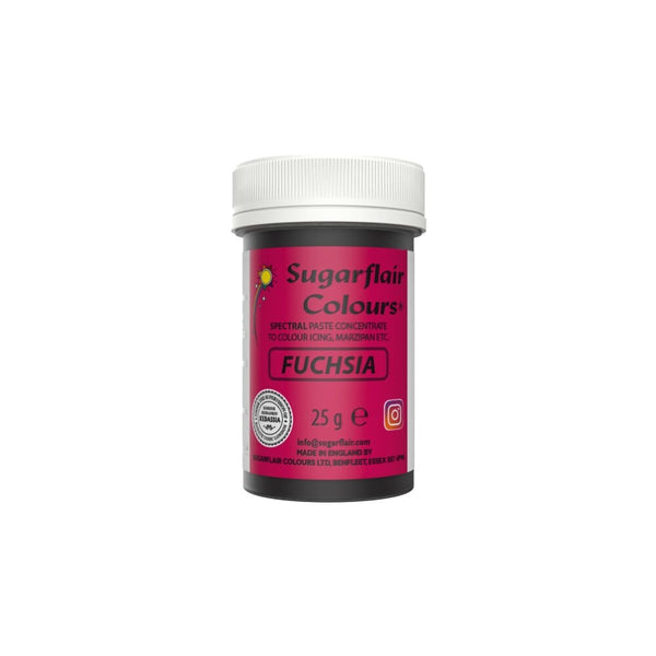 Fuchsia - Spectral Paste Concentrate Colouring 25g By Sugarflair
