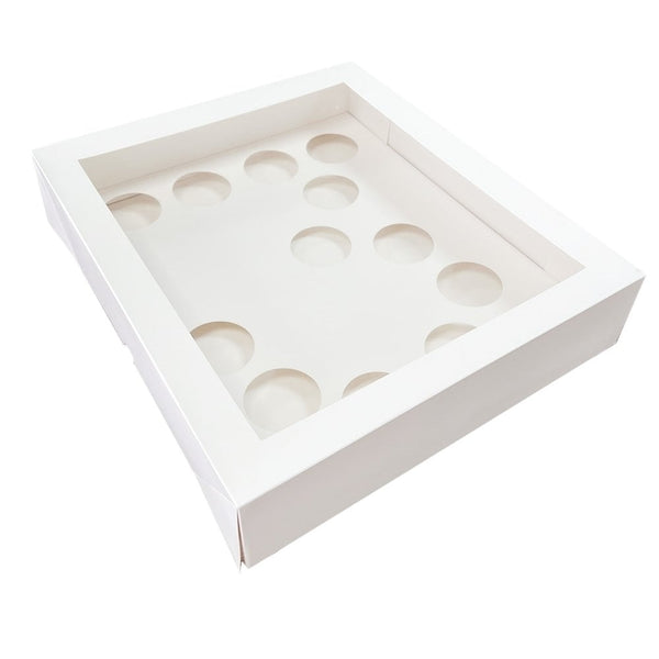 White Number Cupcake Box Holds 12