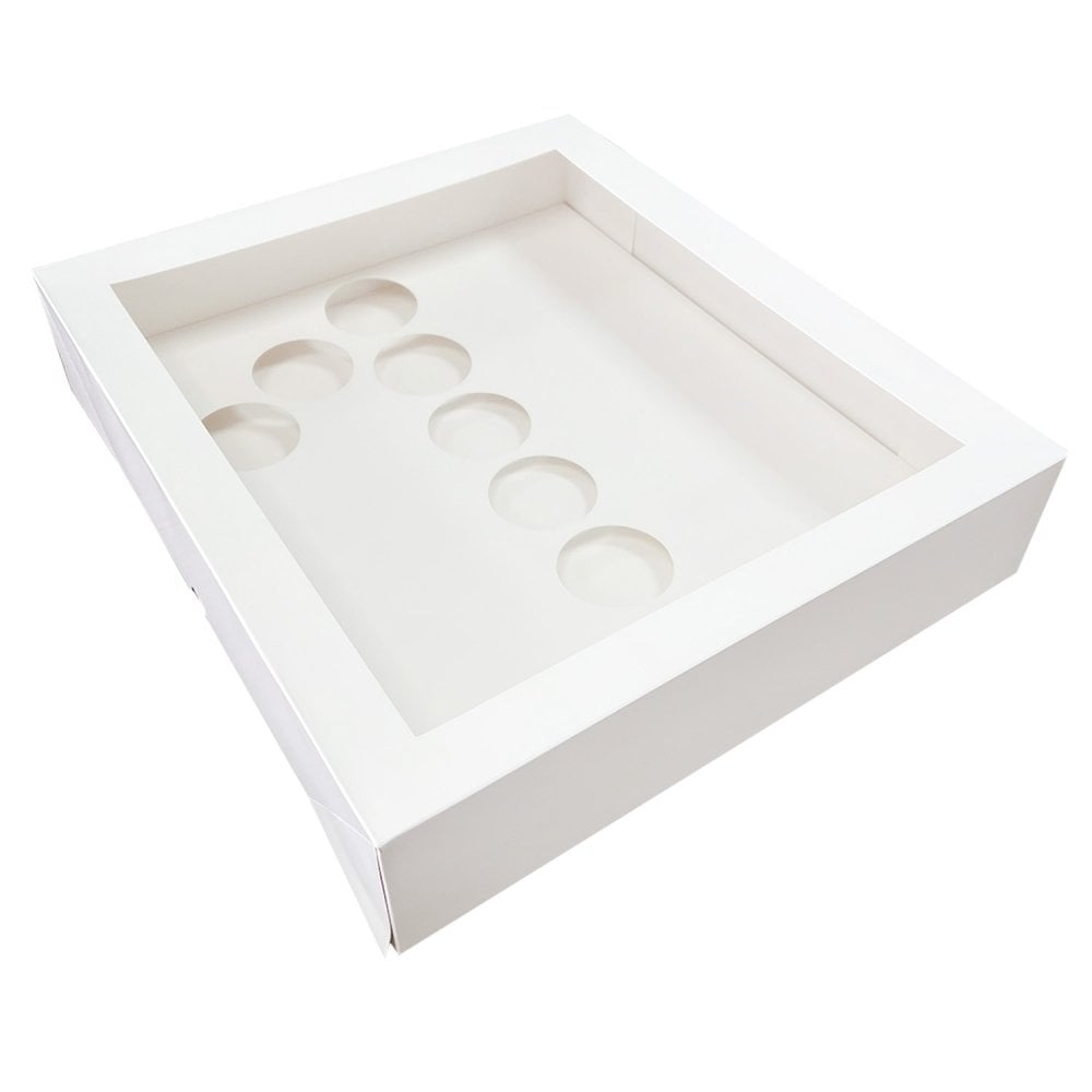 White Number Cupcake Box Holds 12