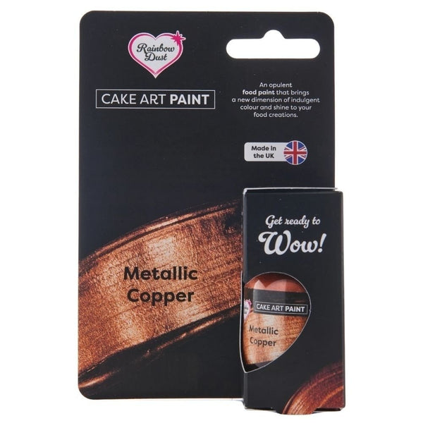 Metallic Copper Cake Art Paint 25ml