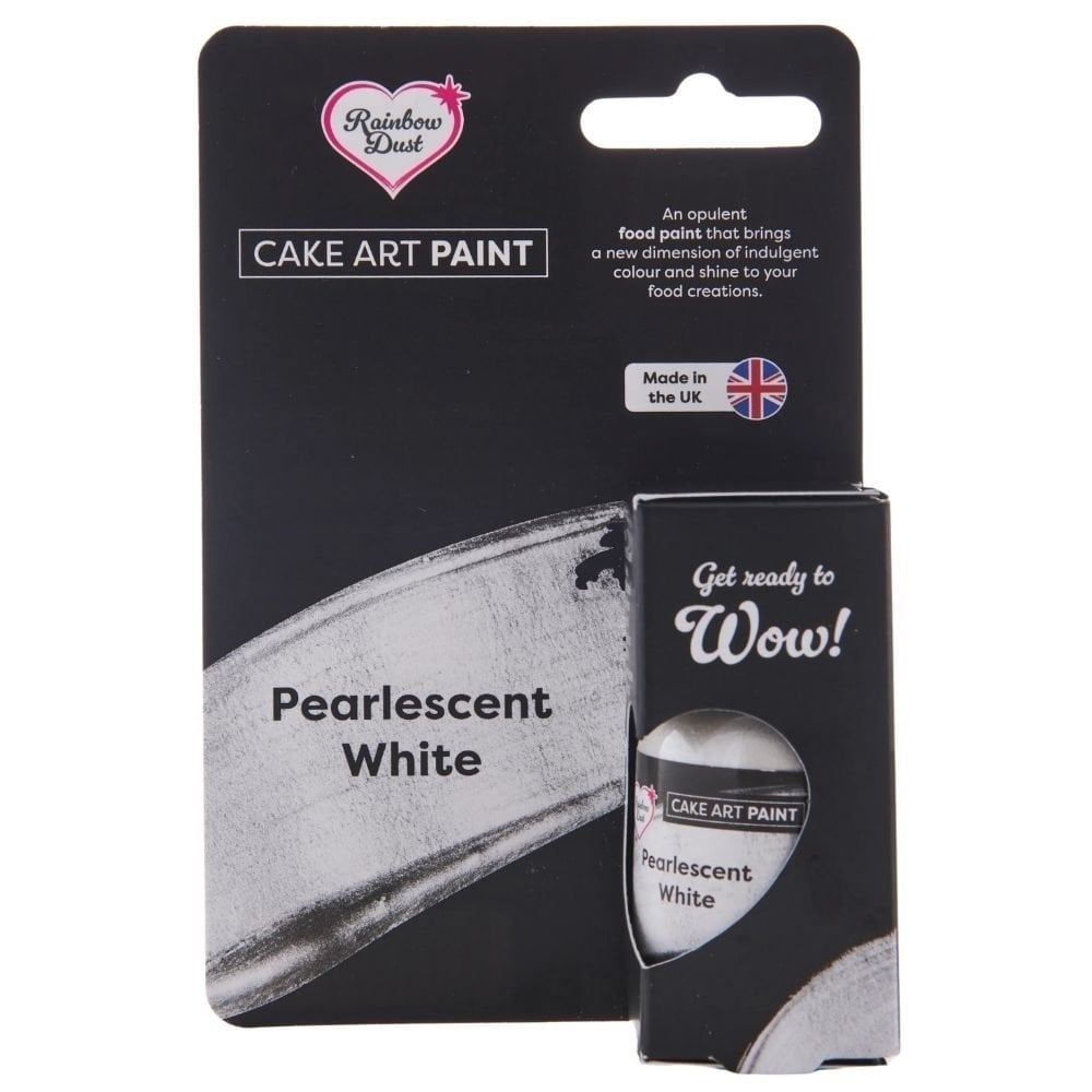 Pearlescent White Cake Art Paint 25ml