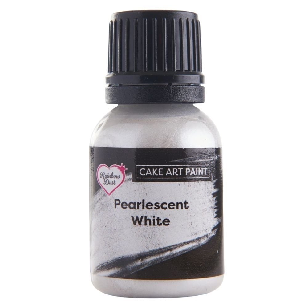 Pearlescent White Cake Art Paint 25ml