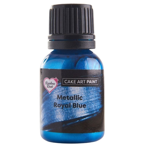 Metallic Royal Blue Cake Art Paint 25ml