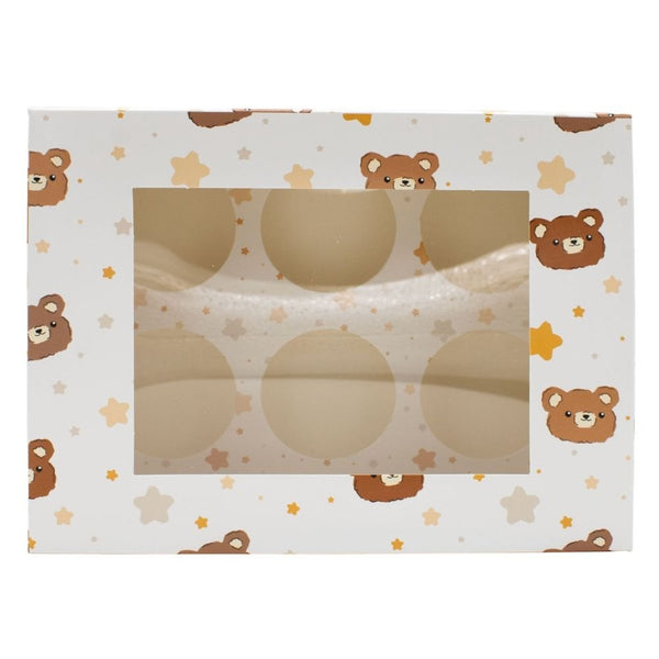 Bear & Star Cupcake Box Pack Of 2