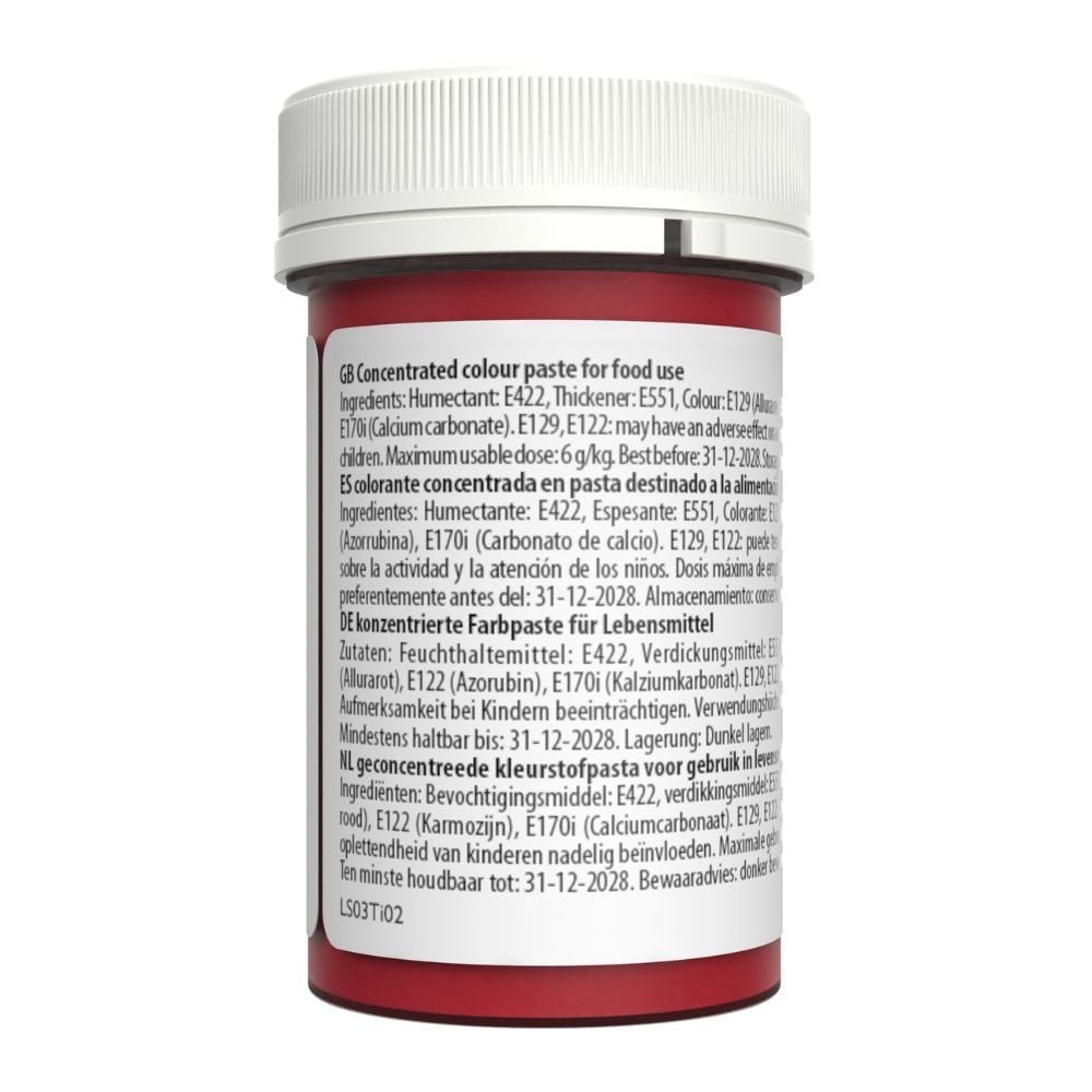 Rose Pink Spectral Paste Concentrate Food Colouring 25g