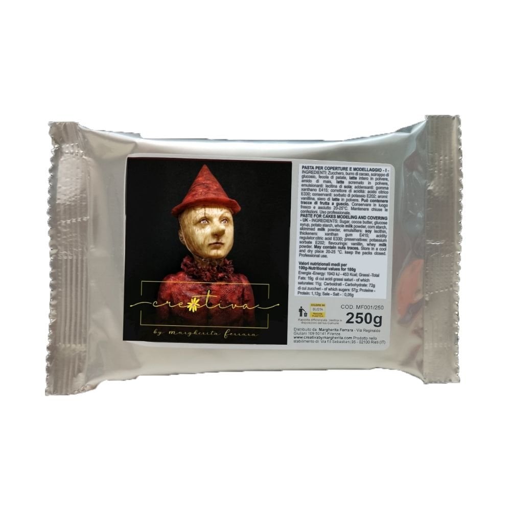 White Modelling and Covering Paste with Cocoa Butter