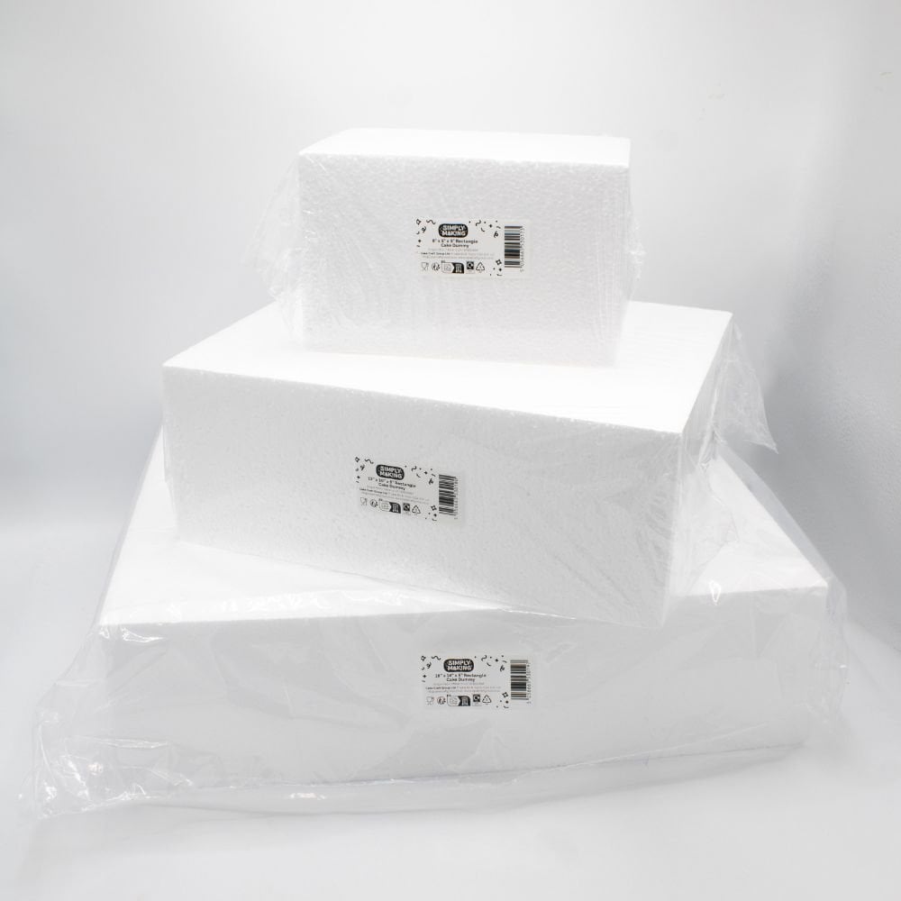 5" Deep Rectangle Cake Dummy
