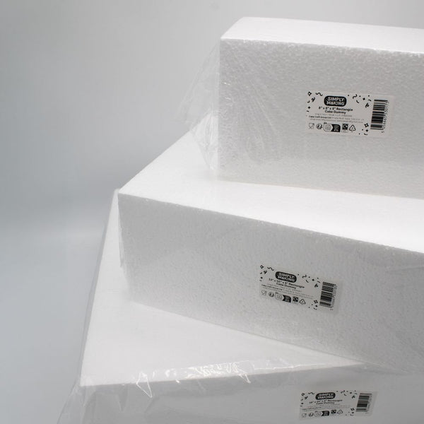 5" Deep Rectangle Cake Dummy