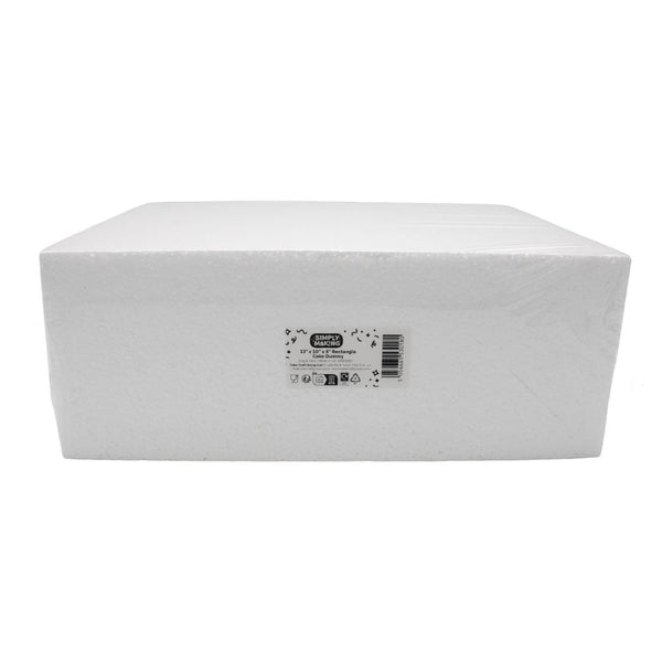 5" Deep Rectangle Cake Dummy