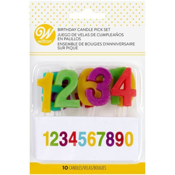 Number Candles Set of 10