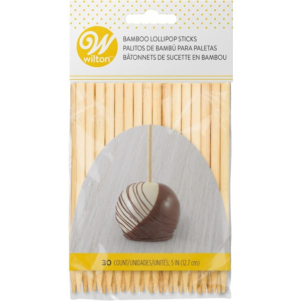 Bamboo Lollipop Sticks Pack of 30