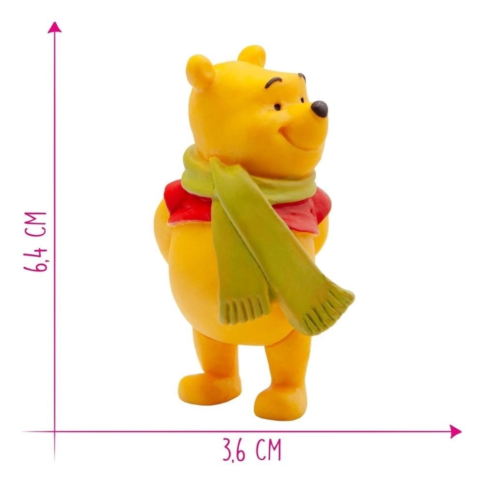Winnie The Pooh With Scarf Cake Figure