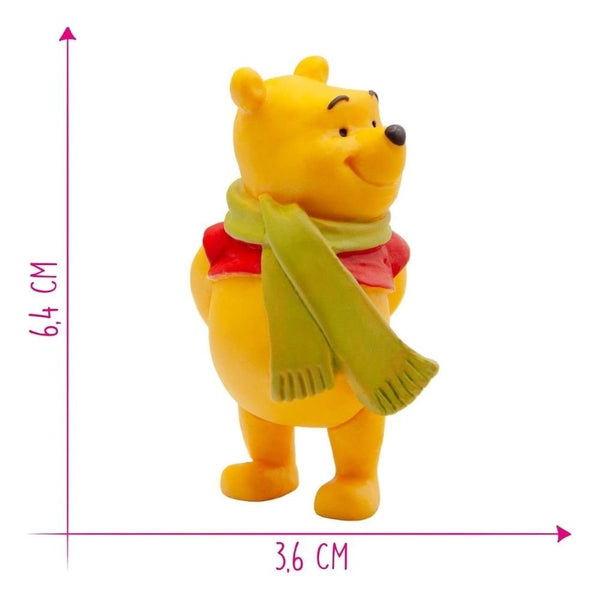 Winnie The Pooh With Scarf Cake Figure