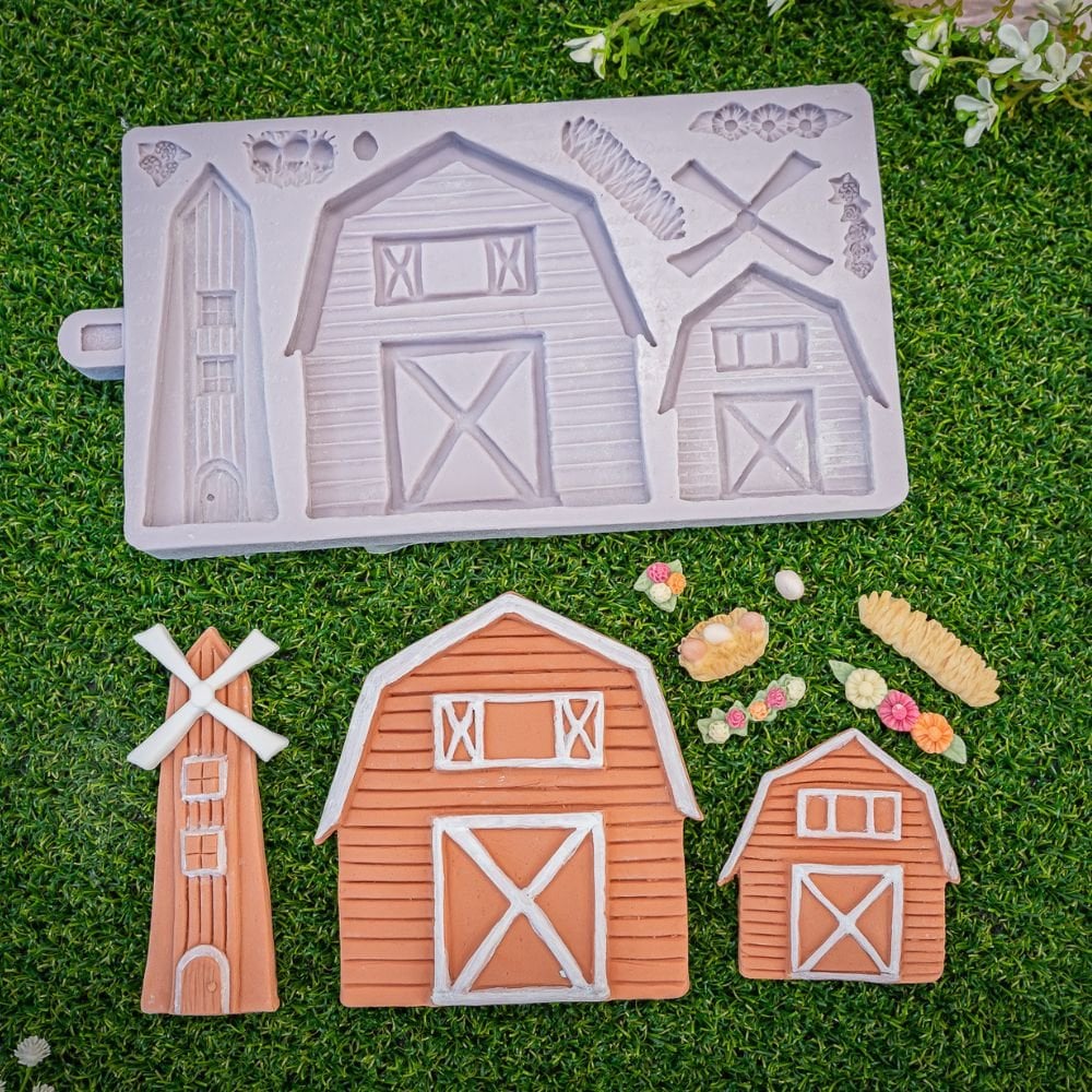 Meadow Barn Silicone Mould