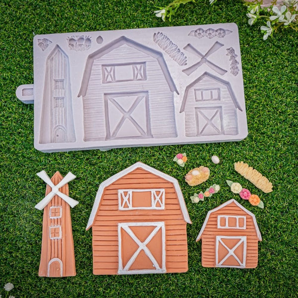 Meadow Barn Silicone Mould