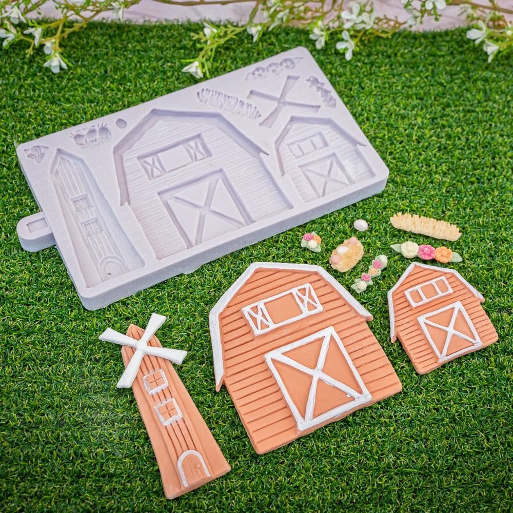 Meadow Barn Silicone Mould