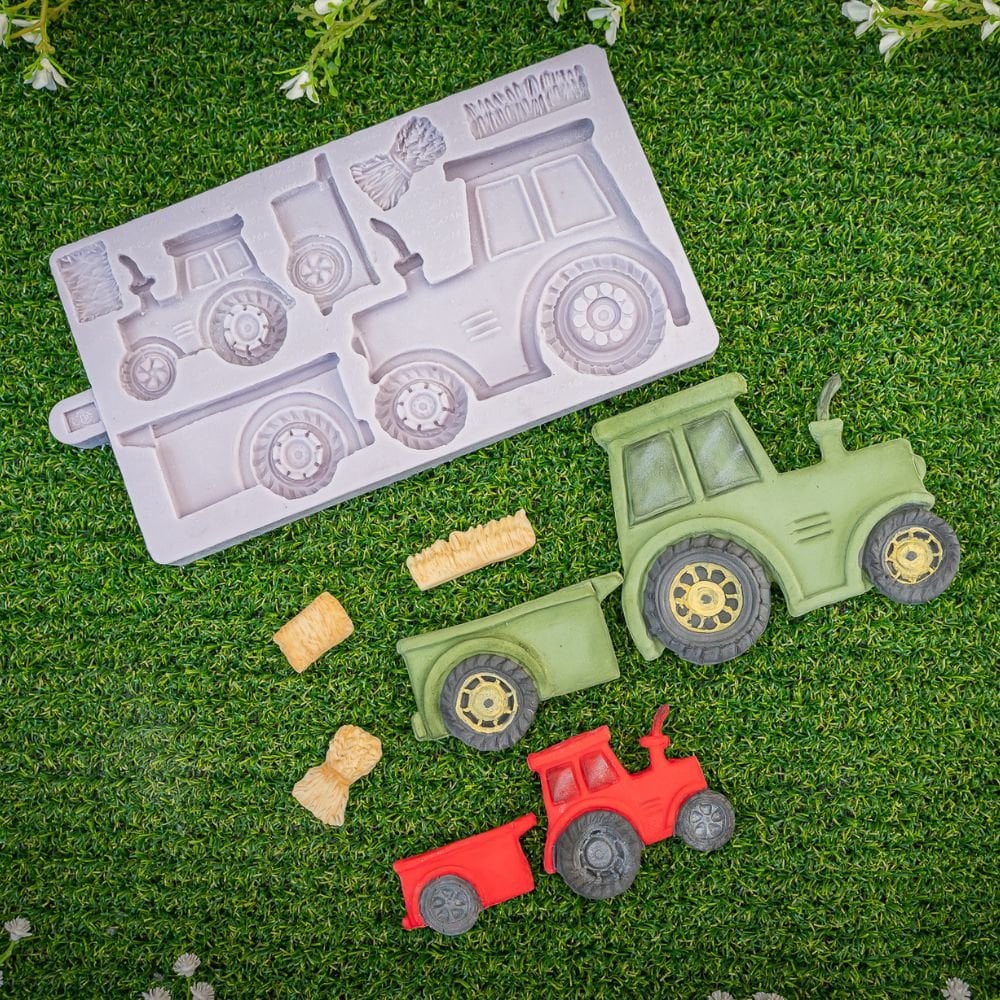 Meadow Tractor Silicone Mould