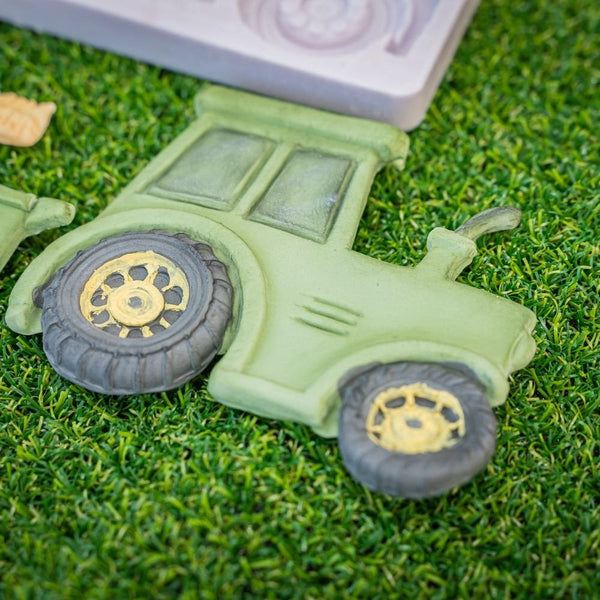 Meadow Tractor Silicone Mould