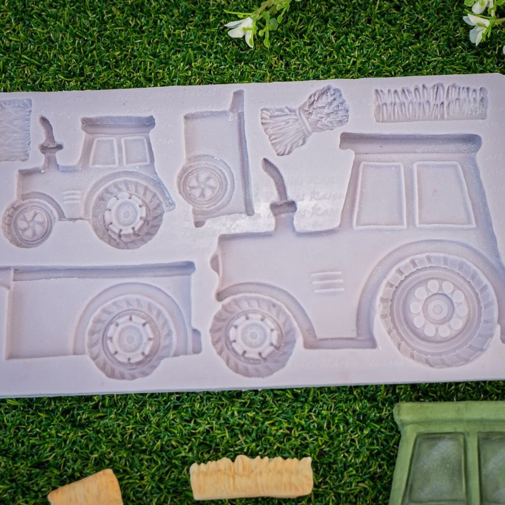 Meadow Tractor Silicone Mould