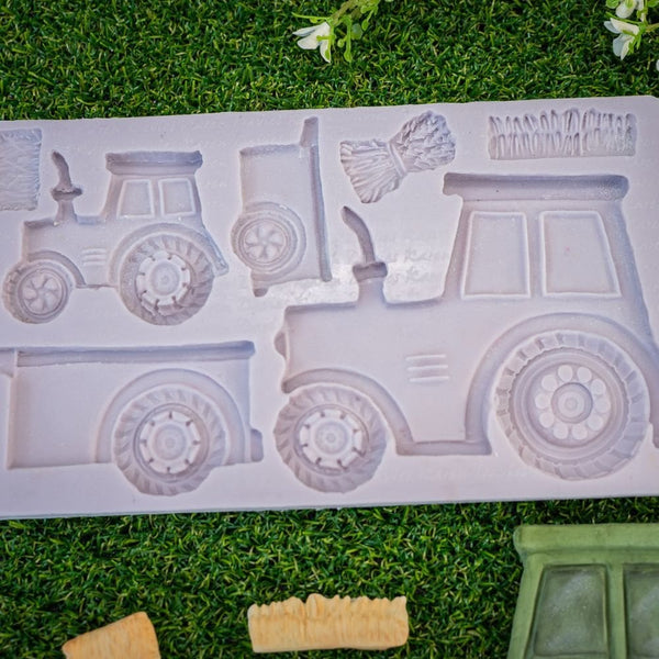 Meadow Tractor Silicone Mould