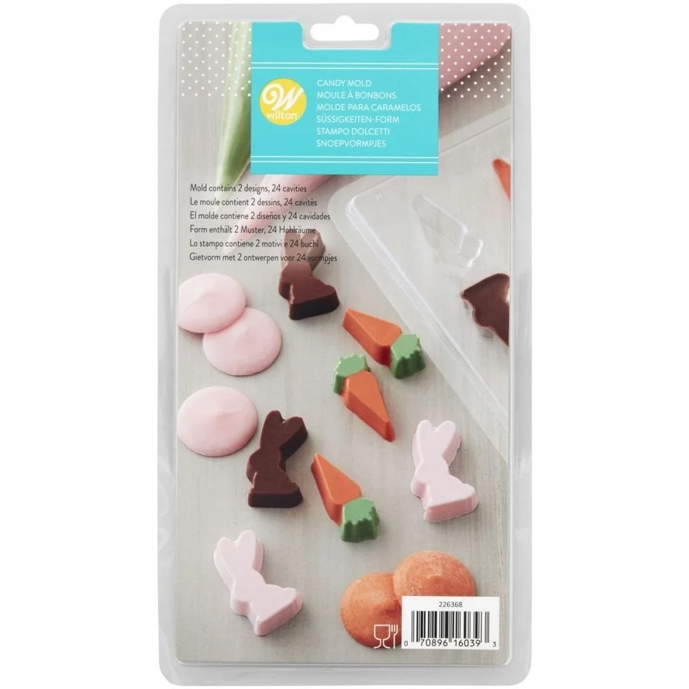Rabbit & Carrot 24 Cavity Chocolate Mould