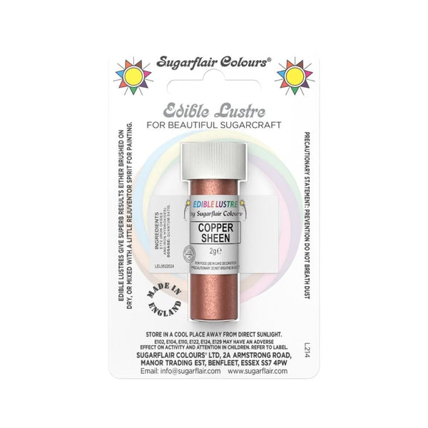 Copper Sheen Edible Lustre Dust 2g