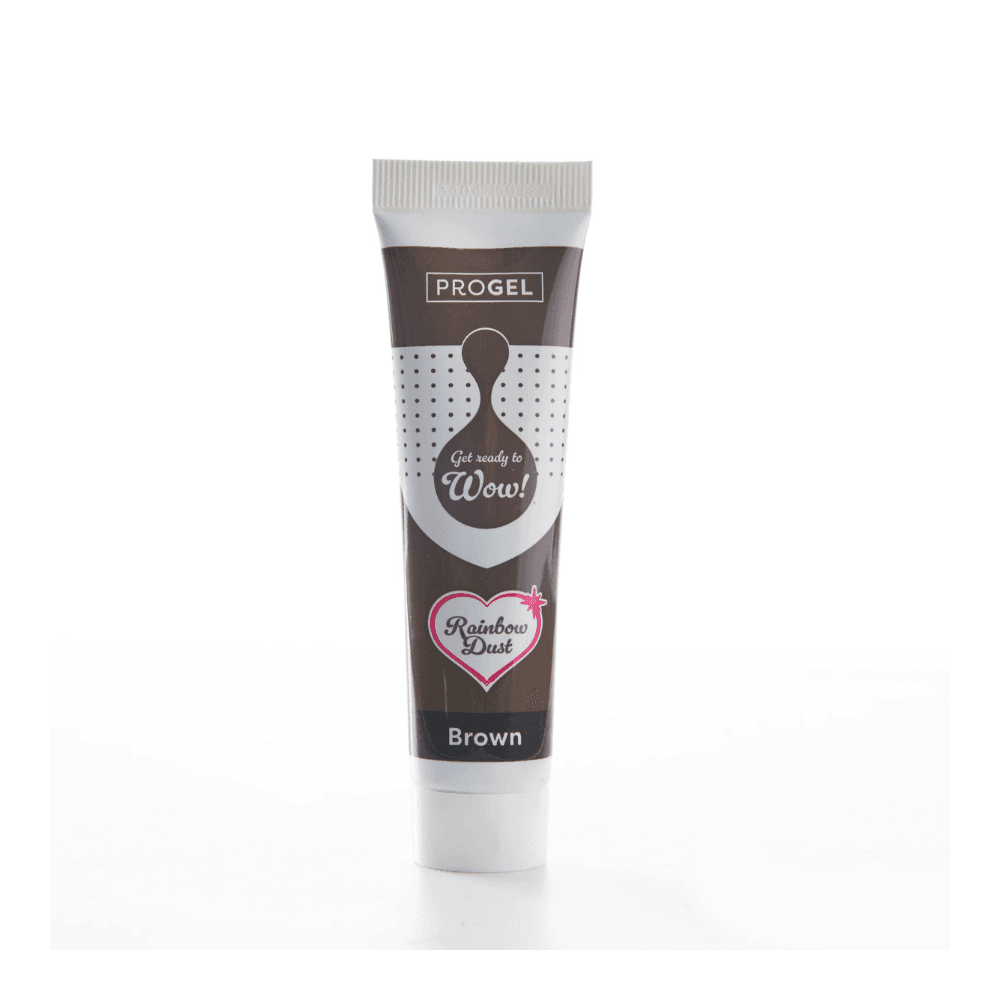 Brown ProGel Professional Gel Food Colouring 25g