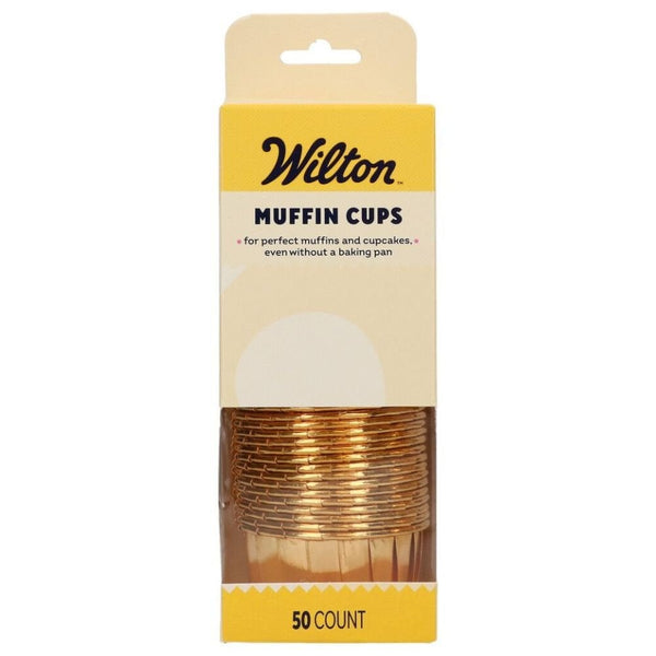 Gold Muffin Cups x 50