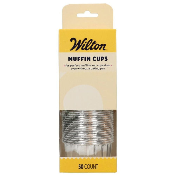 Silver Muffin Cups x 50