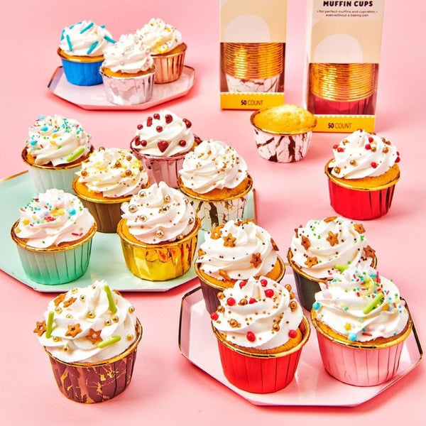 Rose Muffin Cups x 50