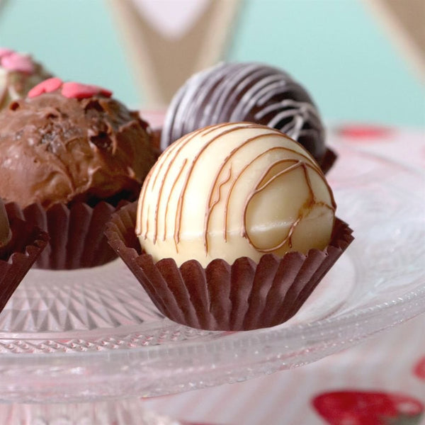 Brown Mini Bon Bon Cups x 100