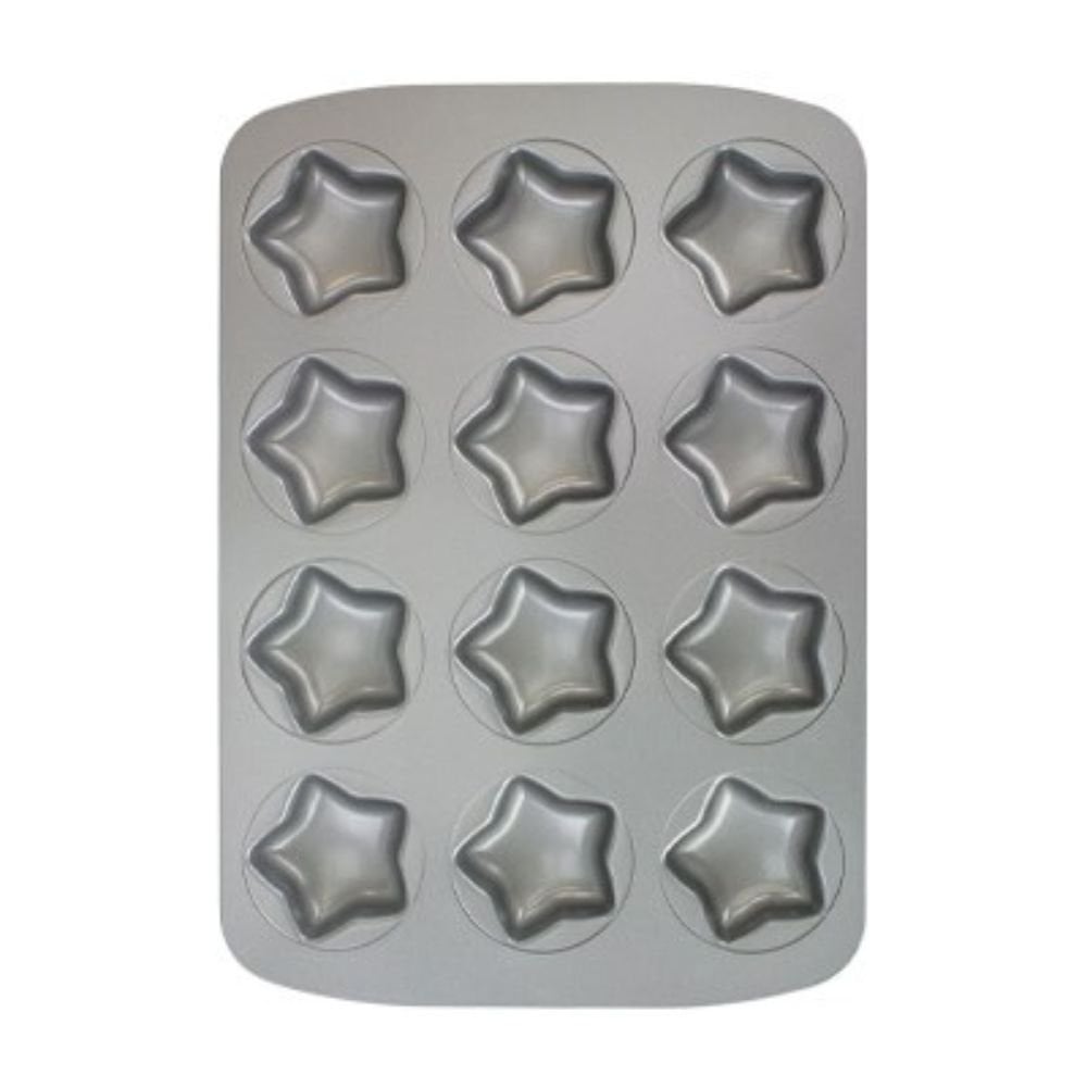 12 Cup Mini Star Non-Stick Cake Pan
