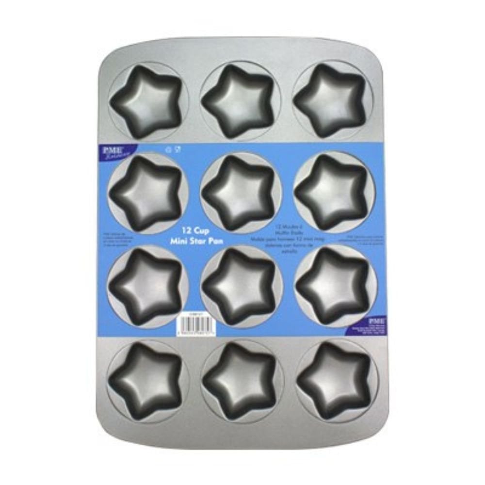 12 Cup Mini Star Non-Stick Cake Pan