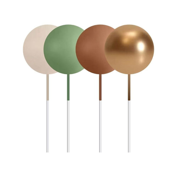 Earthy Tones & Gold Decorative Ball Set