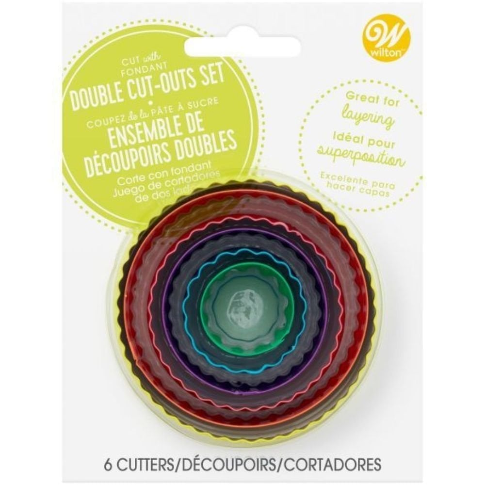 Round - Double-sided Cutters Set of 6