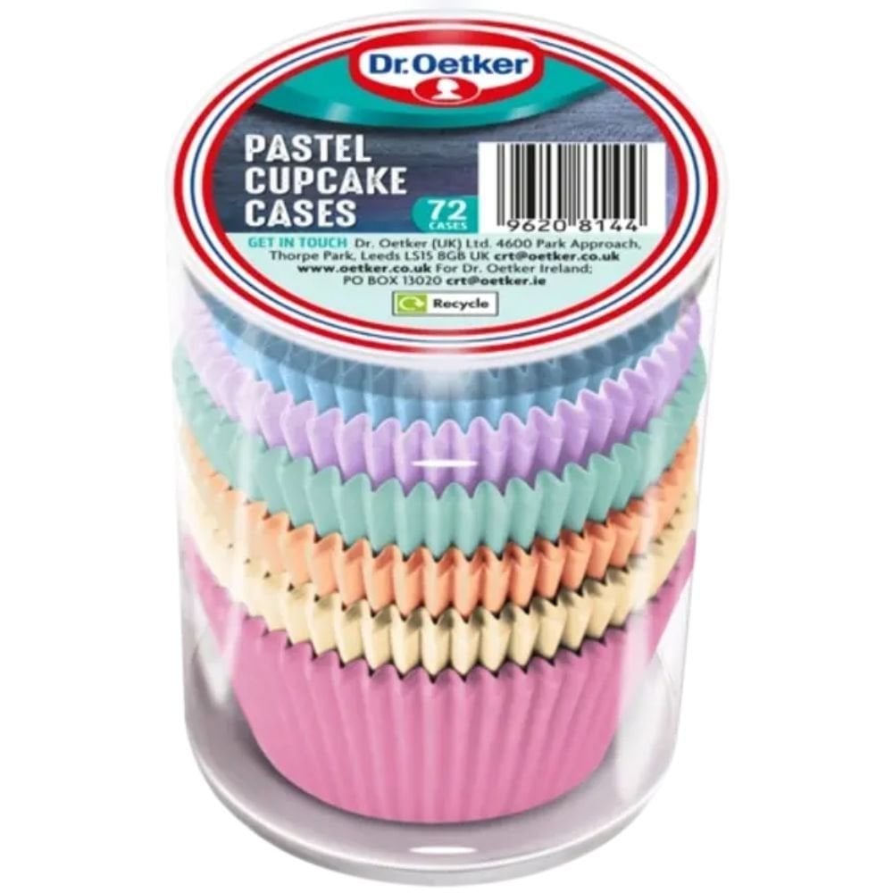 Pastel Cupcake Cases x 72