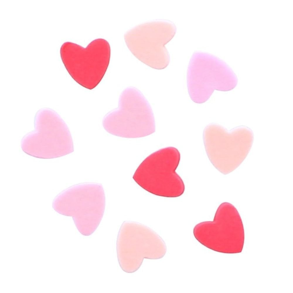 Red & Pink Mini Hearts Edible Sugar Toppers Set Of 100