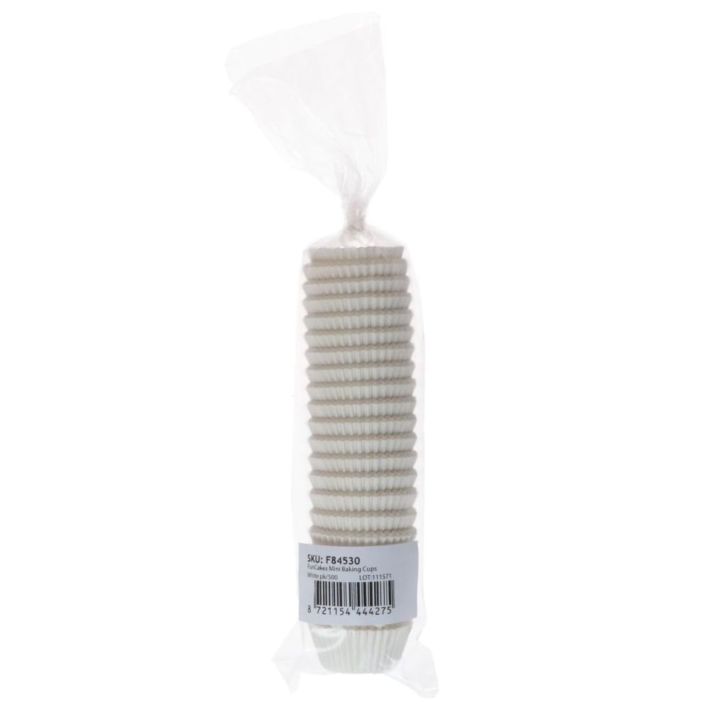 White - Mini Baking Cups