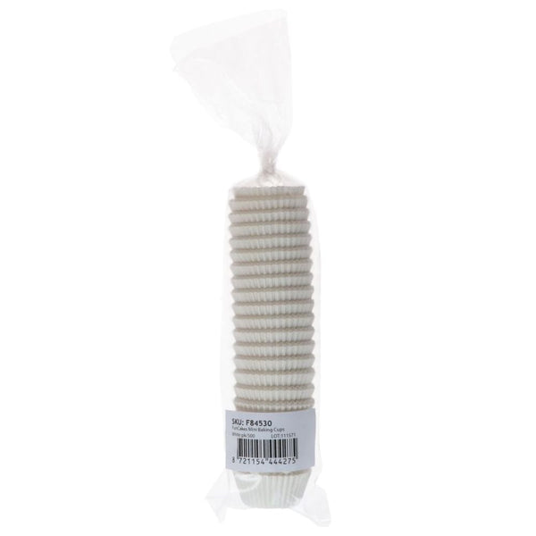 White - Mini Baking Cups
