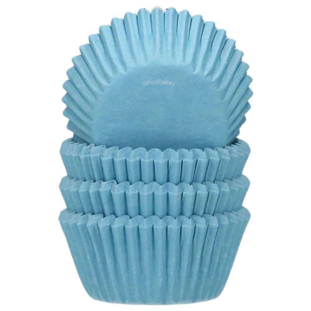 Light Blue - Mini Baking Cups x 100