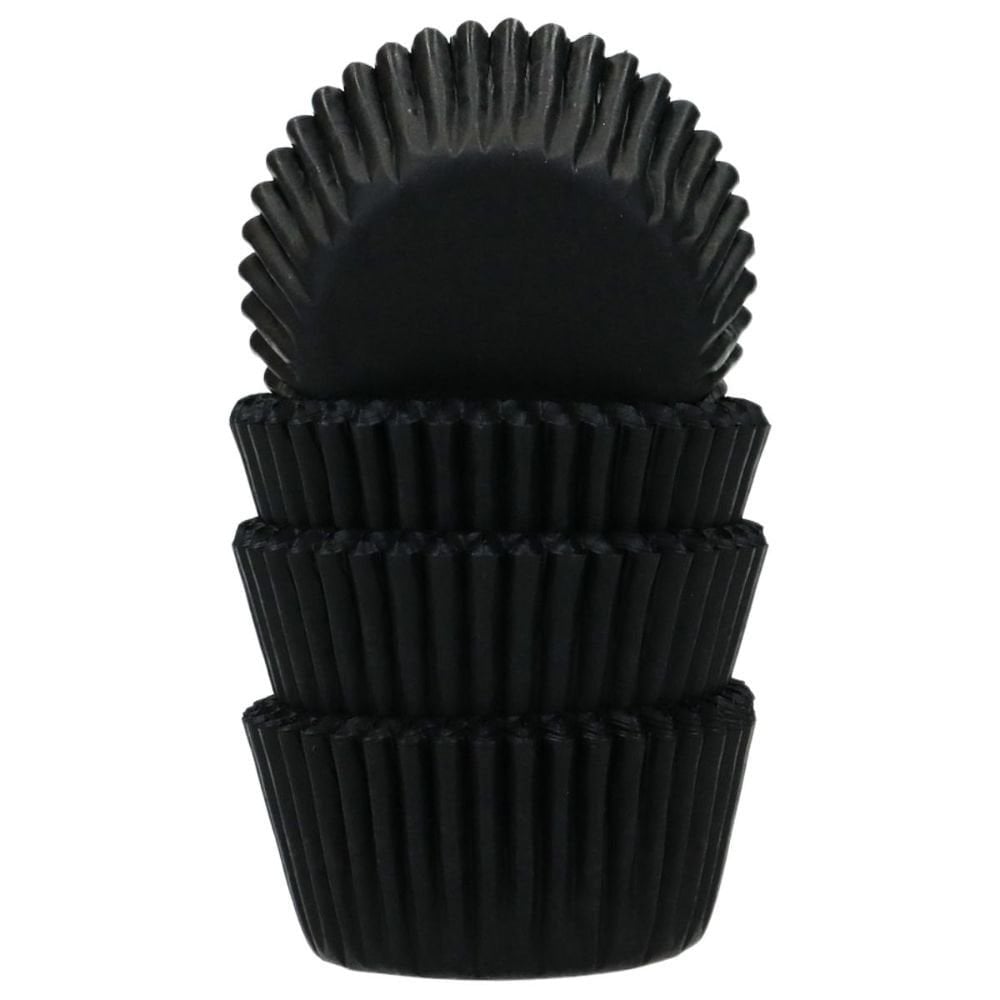 Black - Mini Baking Cups x 100