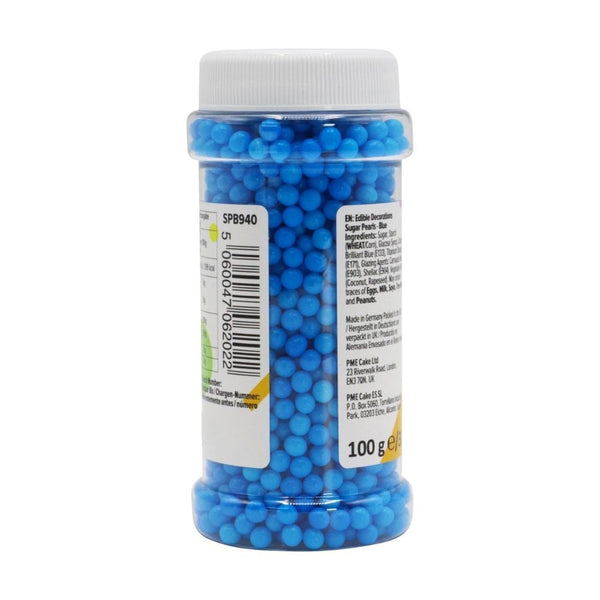 Blue - 4mm Sugar Pearls 100g