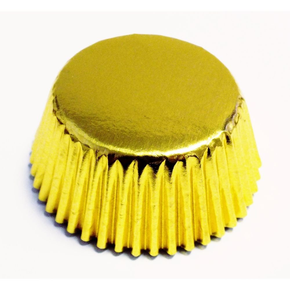 Gold Mini Baking Cases x 45