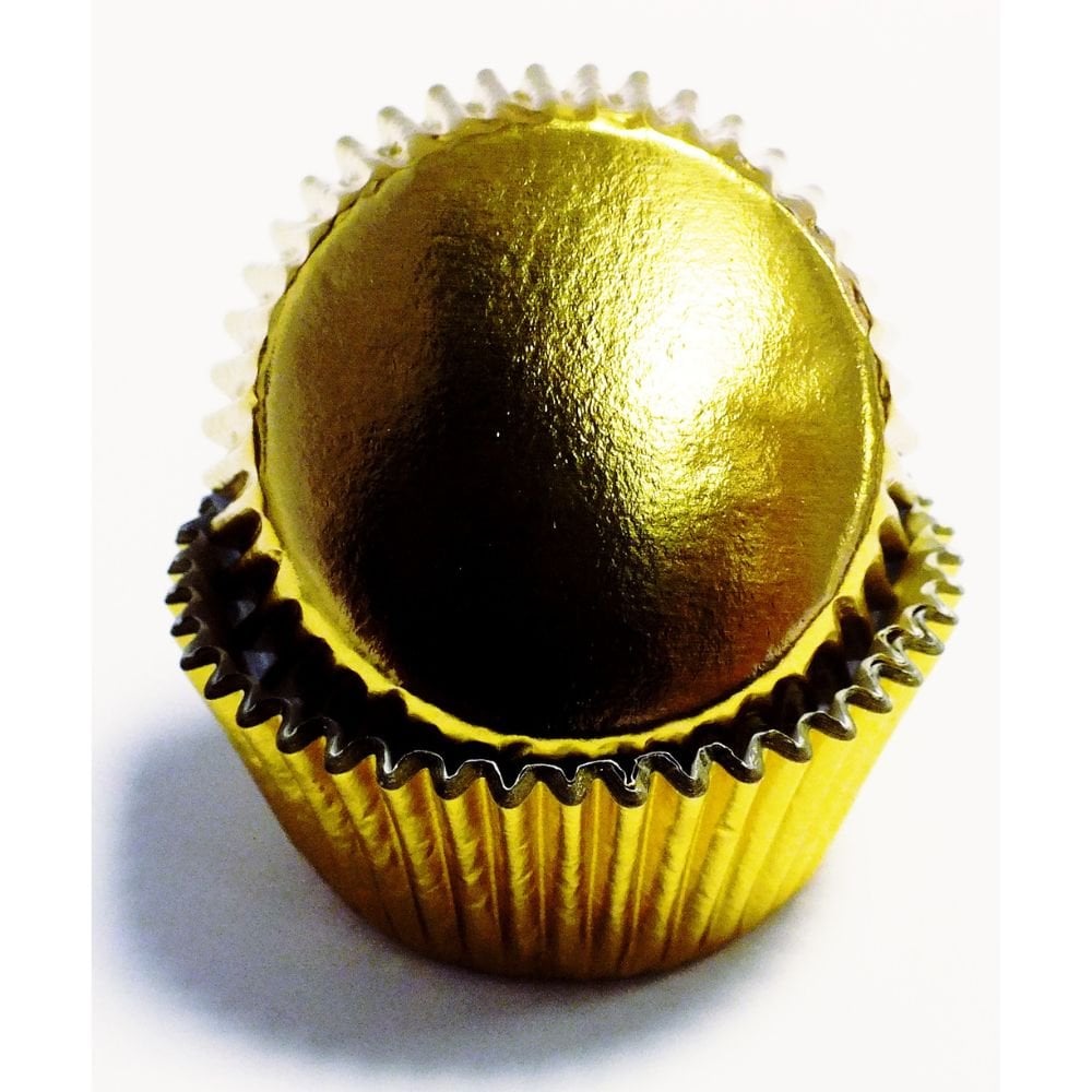 Gold Mini Baking Cases x 45
