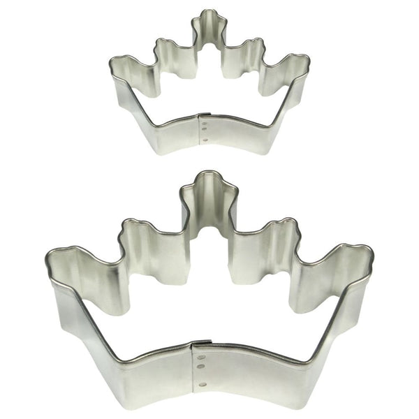 Crown Cake And Cookie Cutter Set Of 2