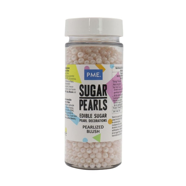 Pearlised Blush - 4mm Sugar Pearls 100g