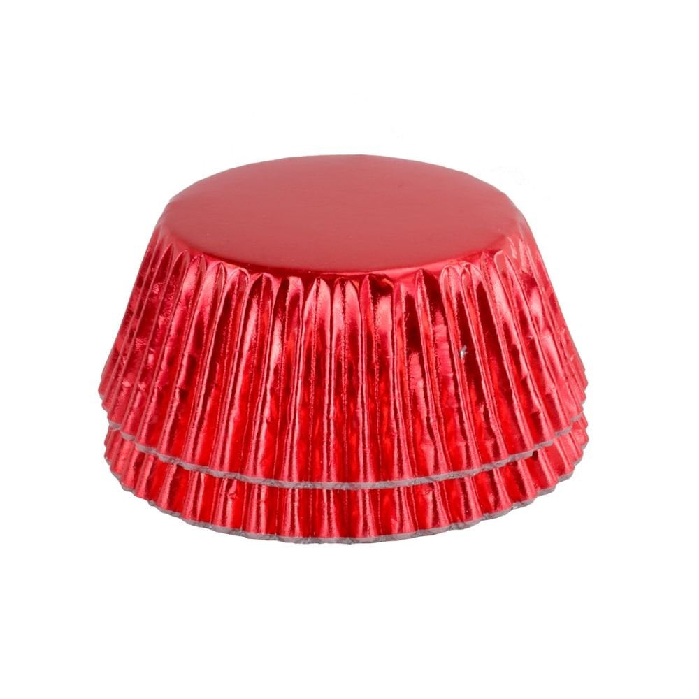 Metallic Red Cupcake Cases x 30