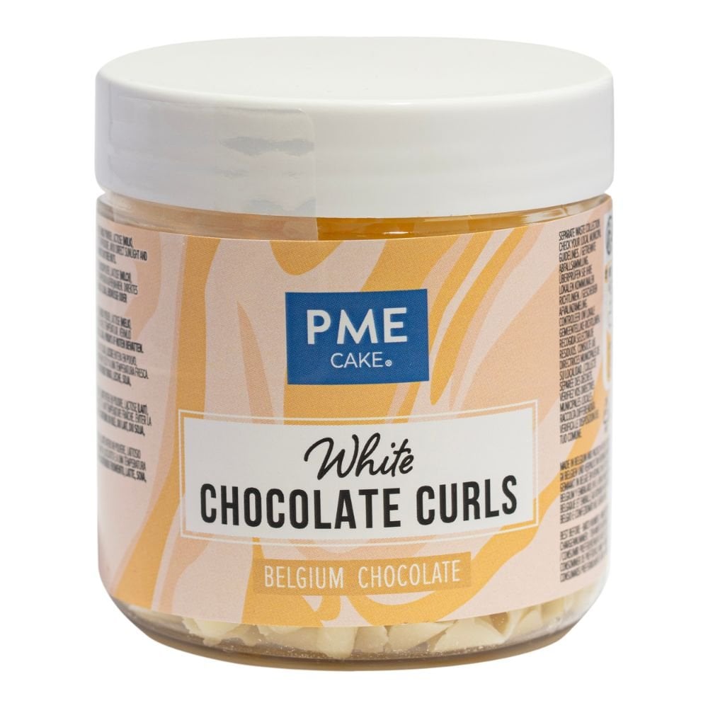 White - Belgian Chocolate Curls 85g
