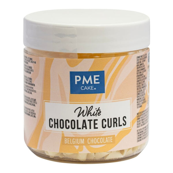 White - Belgian Chocolate Curls 85g