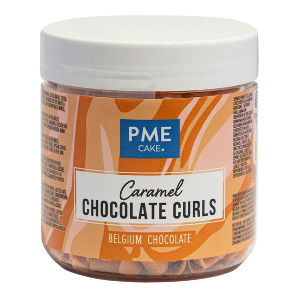 Caramel - Belgian Chocolate Curls 85g